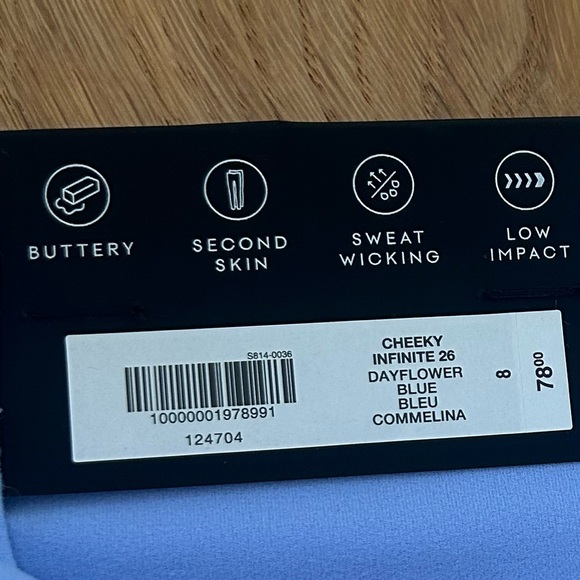 GOLDEN TNA Butter High-Waist Leggings, Periwinkle NWT - Picture 4 of 4